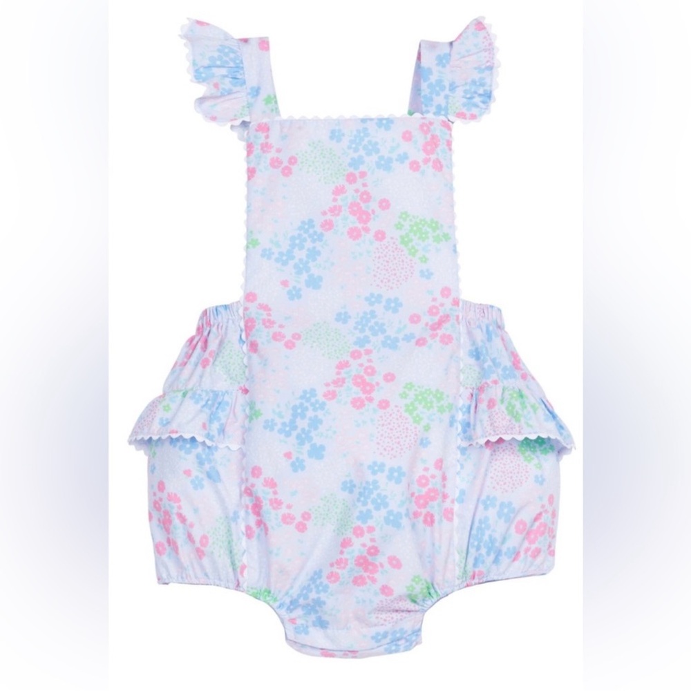 Little English Floral Baby Sunsuit